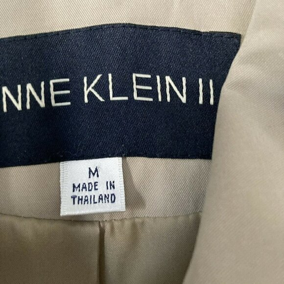 Anne Klein Women’s s Rain Car 3-Season  Coat Jacket Tan Khaki Hip Length Size M - Picture 5 of 12